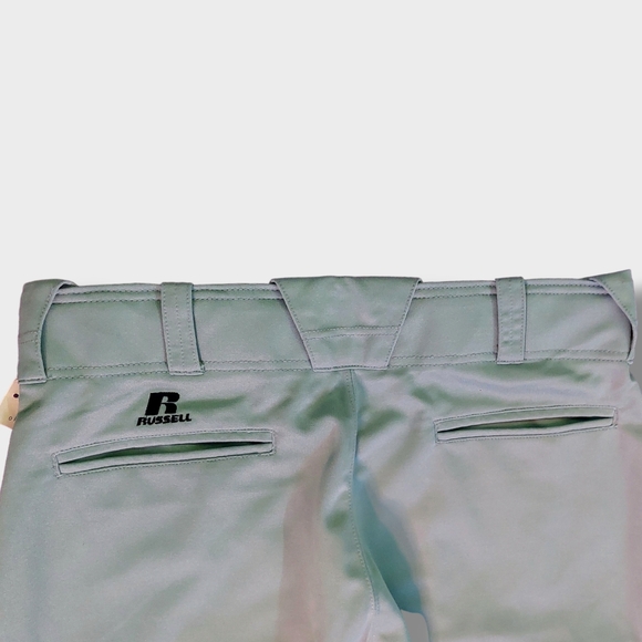 Russell Athletic | Men’s Durable Light Grey Baseball Pants | Size Large | NEW | - Picture 4 of 5